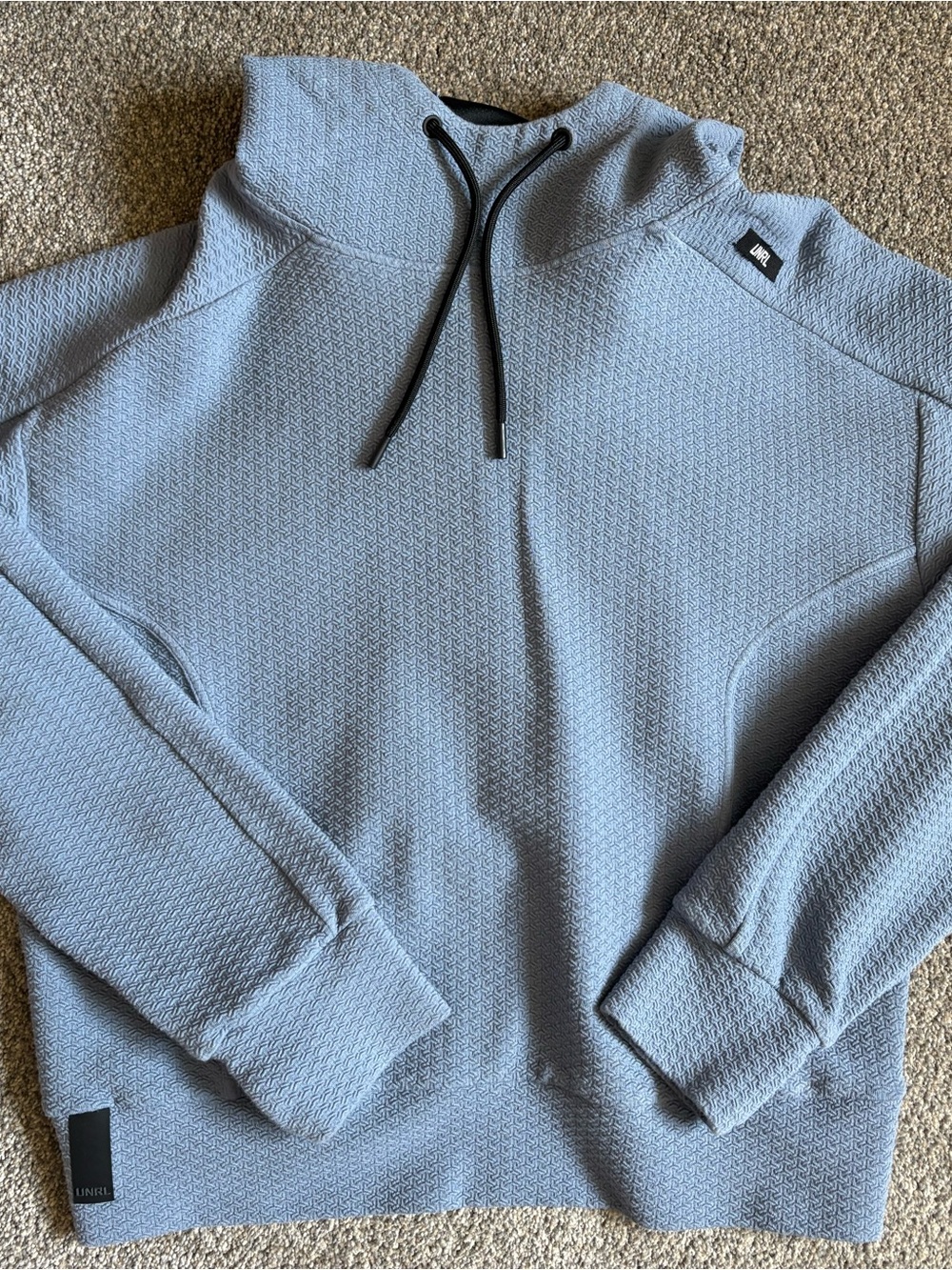 Women’s UNRL Cropped Hoodie - Light Blue